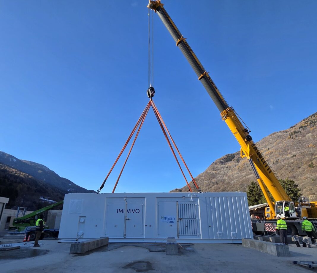 Elettrolizzatore IMI a Edolo